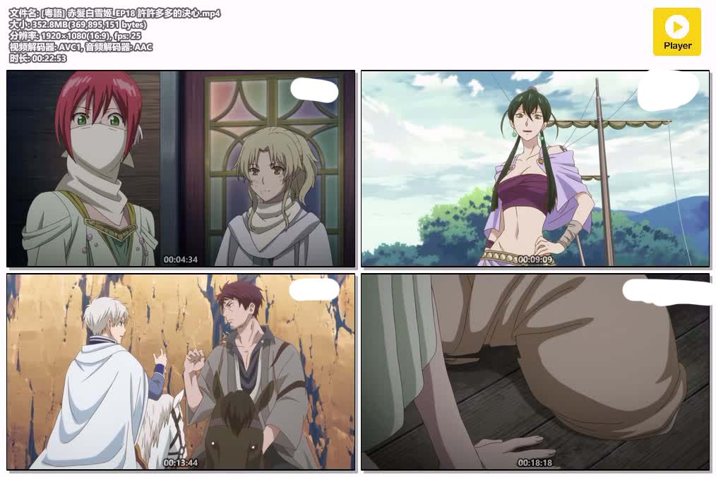 插图:《赤髮白雪姬》粤语版全24集 | 1080P高清+无字幕 | 粤语动画 | 百度网盘/夸克网盘，编号:189