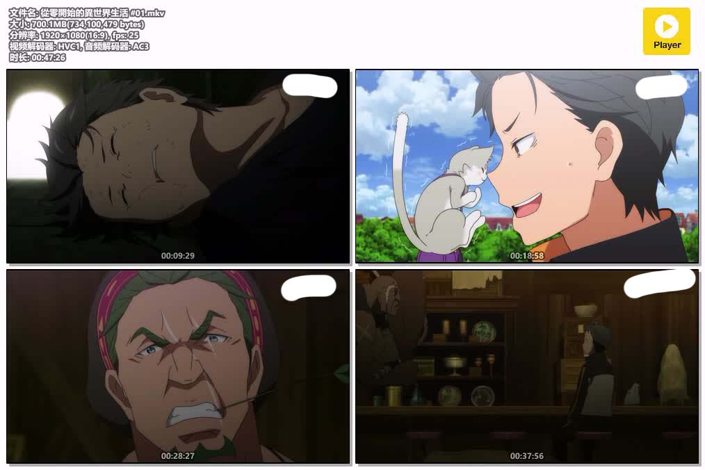 插图:《從零開始的異世界生活》粤日双语版全25集 | 1080P高清+中文字幕 | 粤语动画 | 百度网盘/夸克网盘，编号:588