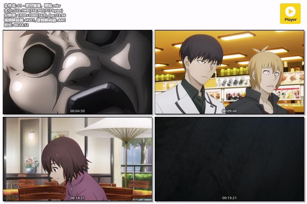 插图:《东京喰種3》粤日双语版全24集 | 1080P高清+中文字幕 | 粤语动画 | 百度网盘/夸克网盘，编号:685