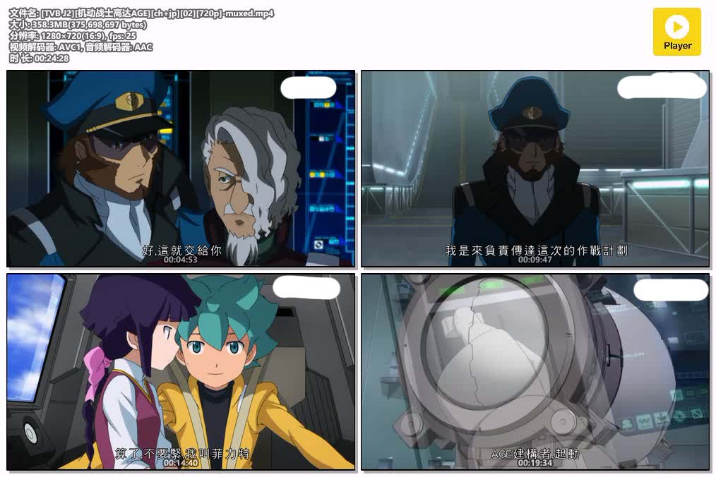 插图:《2011 高达AGE》粤语版全49集 | 720P高清+中文字幕 | 粤语动画 | 百度网盘/夸克网盘，编号:651