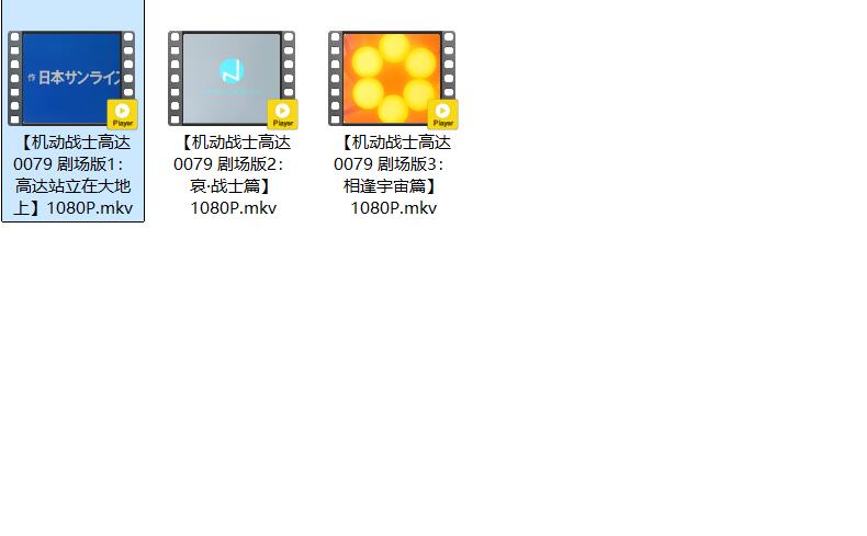 插图:《机动战士0079剧场版》粤日双语版全3集 | 720P高清+中文字幕 | 粤语动画 | 百度网盘/夸克网盘，编号:531