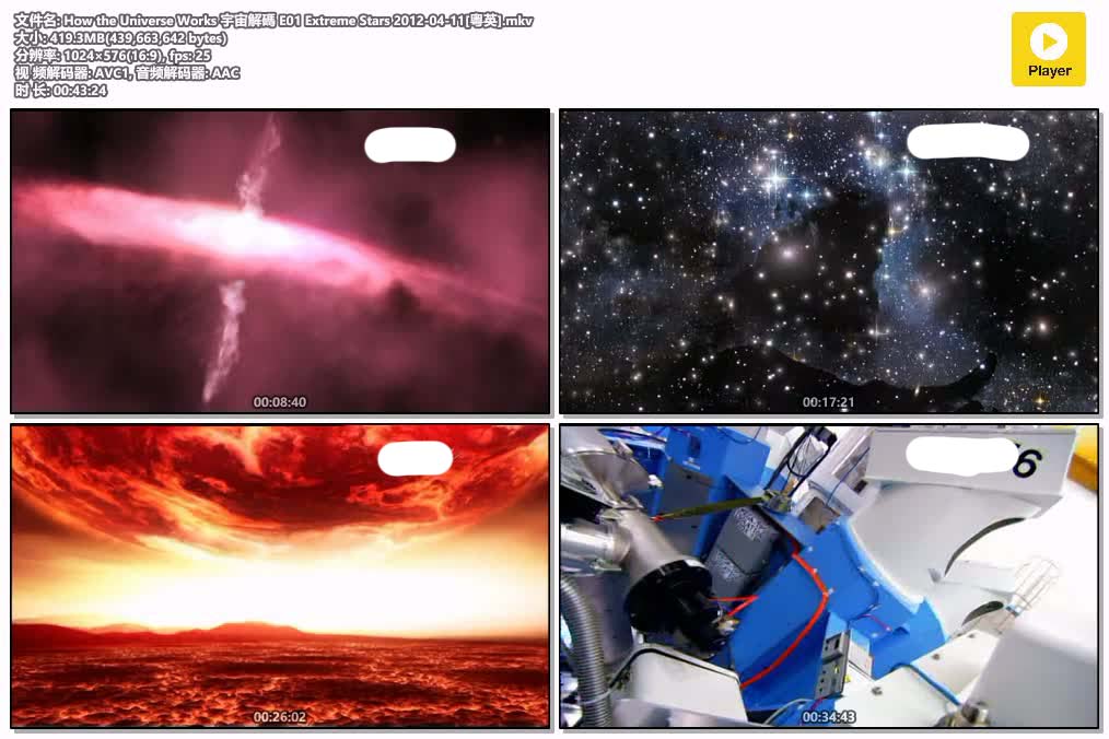 插图:《宇宙解碼》粤配纪录片全8集 | 全球文明探秘 | 百度网盘/夸克网盘，编号:269