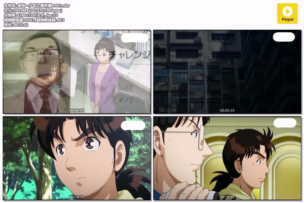 插图:《金田一少年之事件簿R第一季》粤日双语版全25集 | 720P高清+中文字幕 | 粤语动画 | 百度网盘/夸克网盘，编号:562
