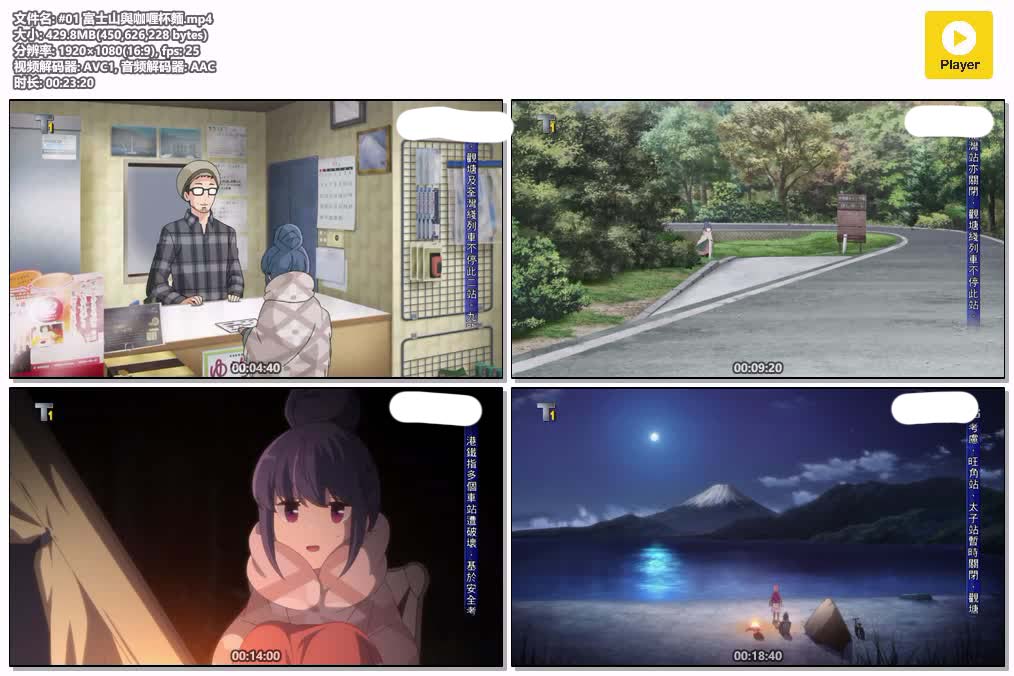 插图:《露营少女LET S CAMP第一季》粤语版全12集 | 1080P高清+中文字幕 | 粤语动画 | 百度网盘/夸克网盘，编号:682