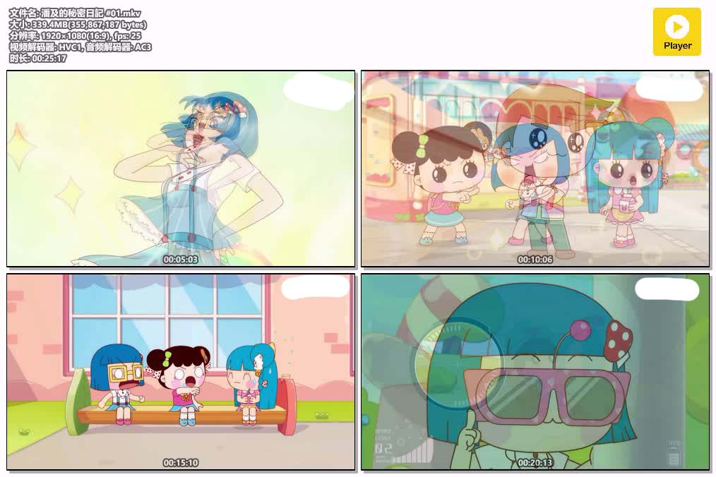 插图:《潘及的秘密日記》粤语版全26集 | 1080P高清+中文字幕 | 粤语动画 | 百度网盘/夸克网盘，编号:110