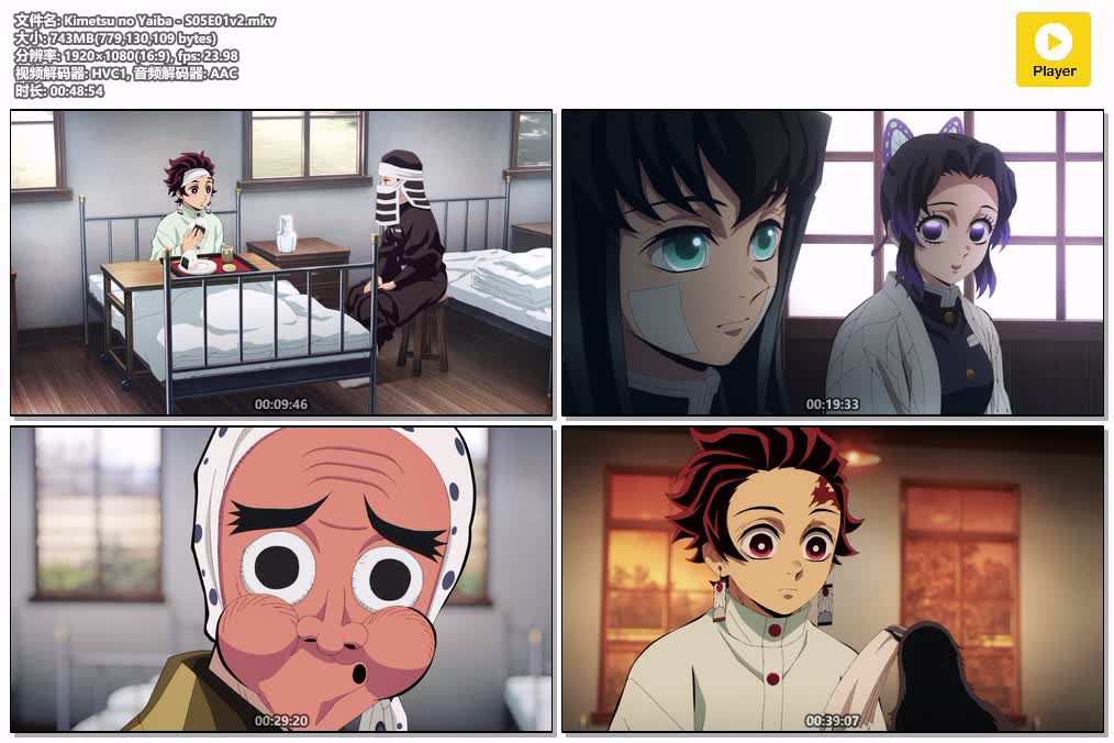 插图:《鬼灭之刃 柱訓練篇》台日双语版全8集 | 1080P高清+中文字幕 | 粤语动画 | 百度网盘/夸克网盘，编号:714