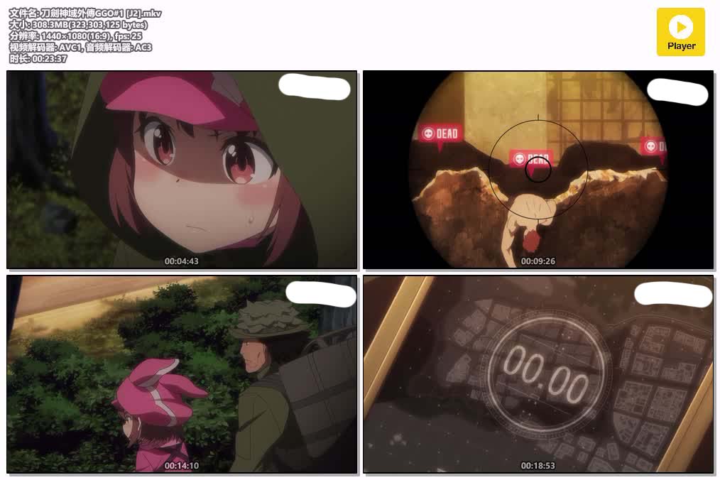 插图:《刀劍神域外傳Gun Gale Online》粤日双语版全12集 | 1080P高清+中文字幕 | 粤语动画 | 百度网盘/夸克网盘，编号:670
