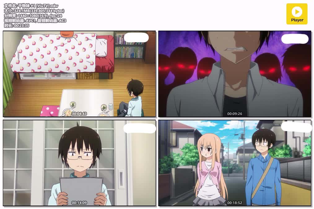 插图:《干物妹 (S1)》粤日双语版全12集 | 1080P高清+中文字幕 | 粤语动画 | 百度网盘/夸克网盘，编号:437