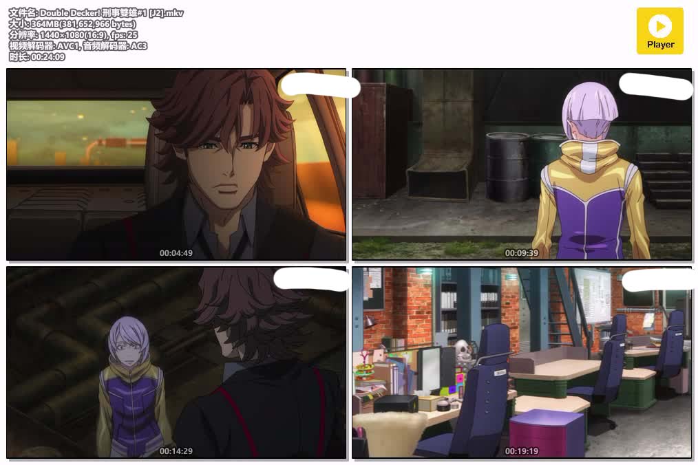 插图:《Double Decker! 刑事雙雄》粤日双语版全16集 | 1080P高清+中文字幕 | 粤语动画 | 百度网盘/夸克网盘，编号:159