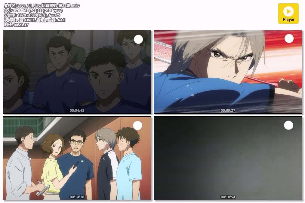 插图:《Love All Play (比赛开始！)》(2022) [全24集] 粤日双语 1080P [百度网盘]，编号:123