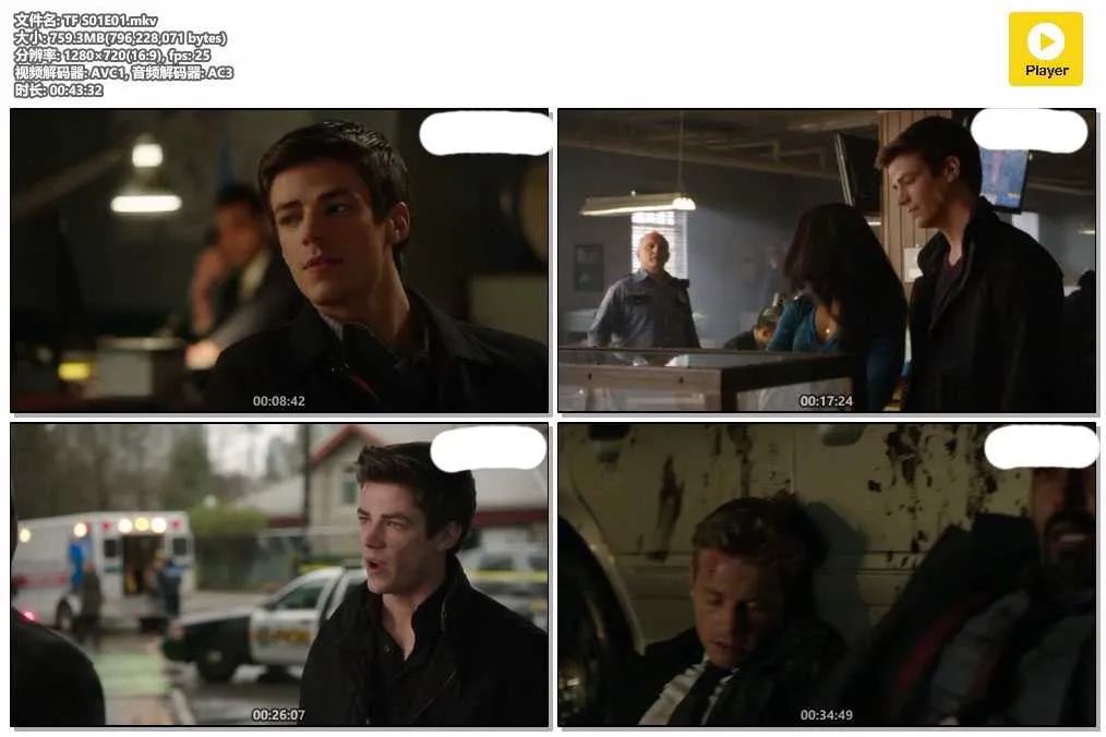 插图:《闪电侠》1, 3-4季 (The Flash) (2014) 粤英双语 720P [百度网盘]，编号:419