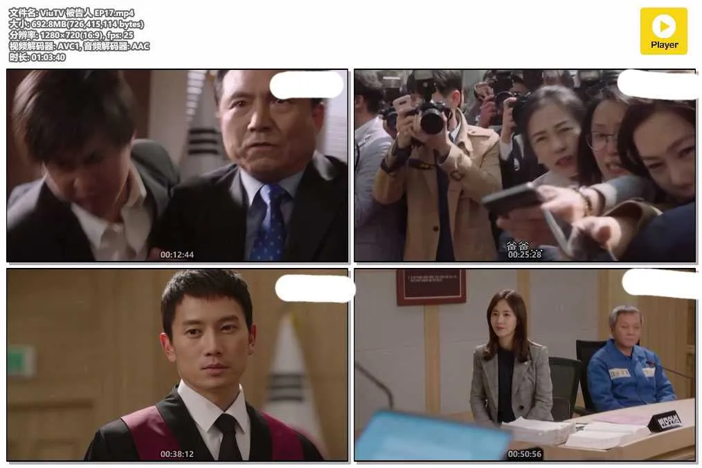 插图:《被告人》(Defendant) (2017) [全17集] 粤语 720P [百度网盘]，编号:481