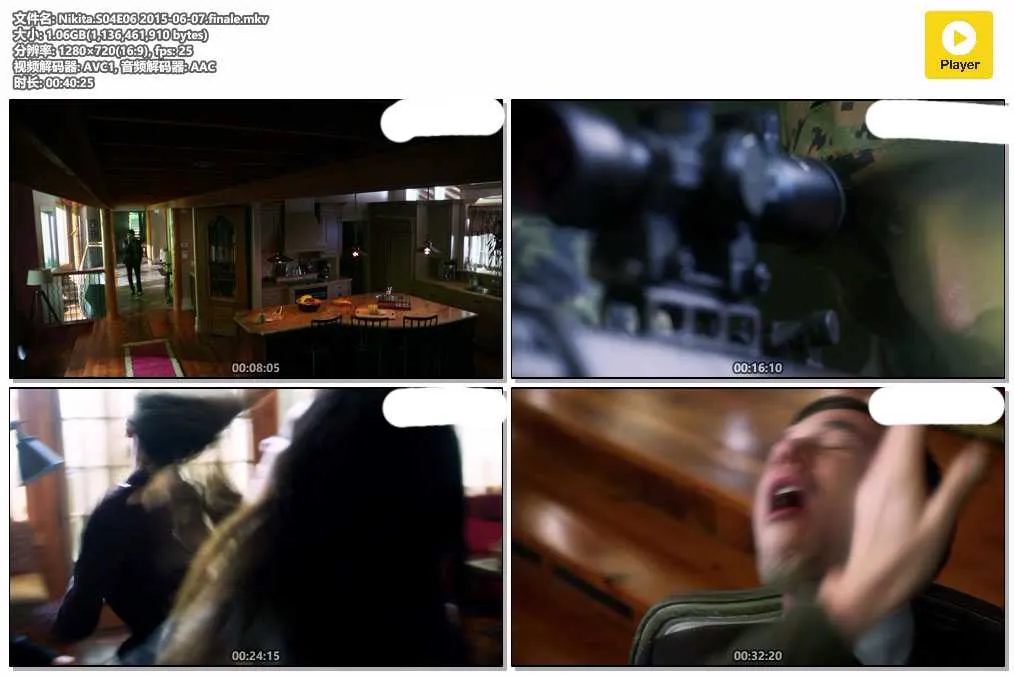 插图:《妮基塔》第四季 (Nikita Season 4) (2013) [全6集] 粤英双语 720P [百度网盘]，编号:285