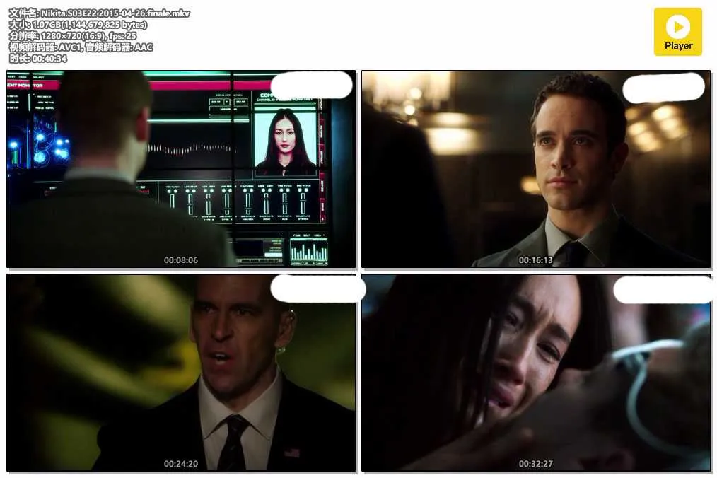 插图:《妮基塔》第三季 (Nikita Season 3) (2012) [全22集] 粤英双语 720P [百度网盘]，编号:451