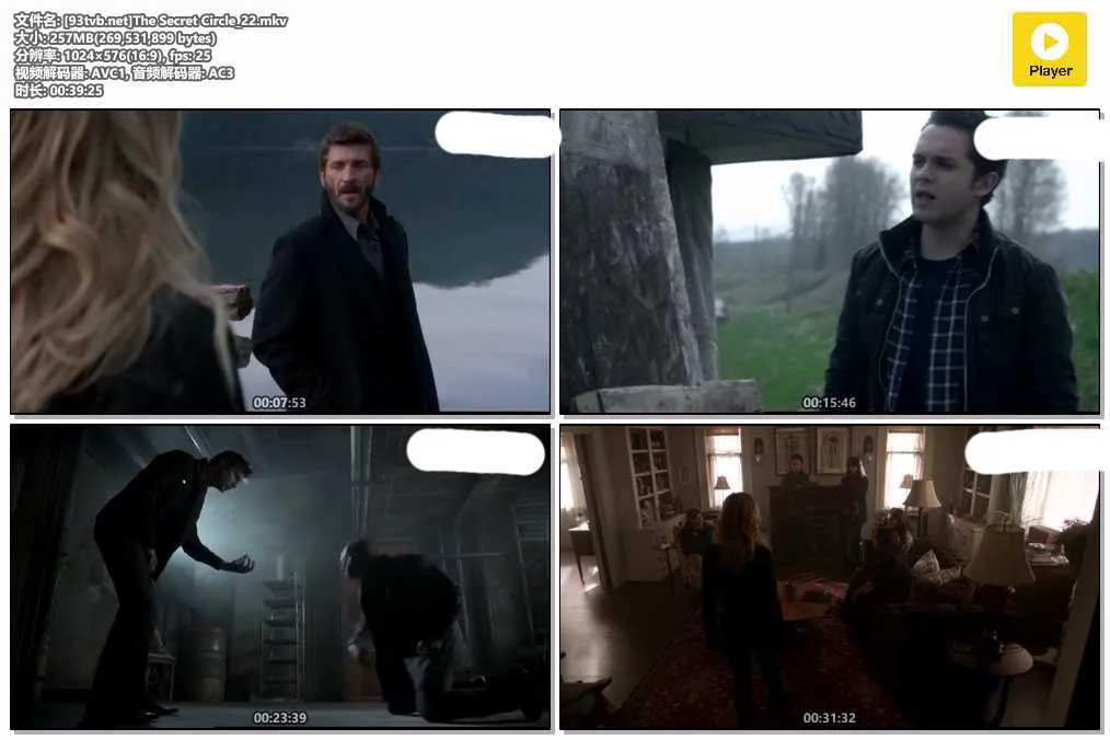 插图:《秘社》(The Secret Circle) (2011) [全22集] 粤语无字 576P [百度网盘]，编号:191
