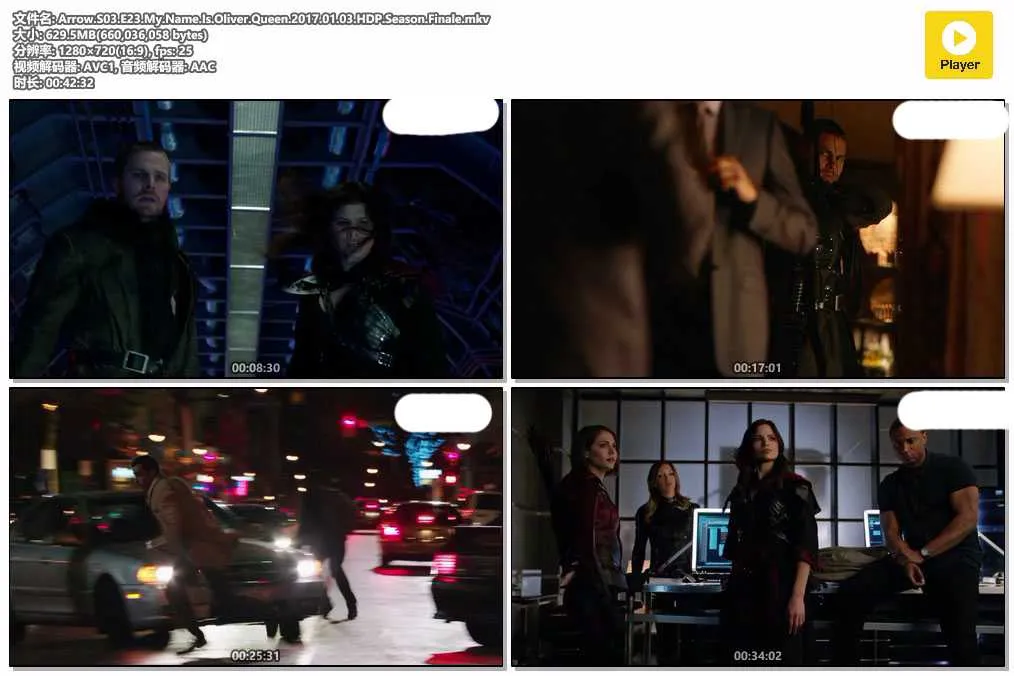 插图:《箭神》第三季 (Arrow Season 3) (2014) [全23集] 粤英双语 720P [百度网盘]，编号:102