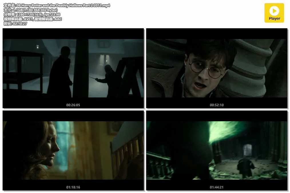 插图:《哈利·波特》全集 (Harry Potter 1-8) [全8部] 粤语配音 英文字幕 720P [百度网盘]，编号:992