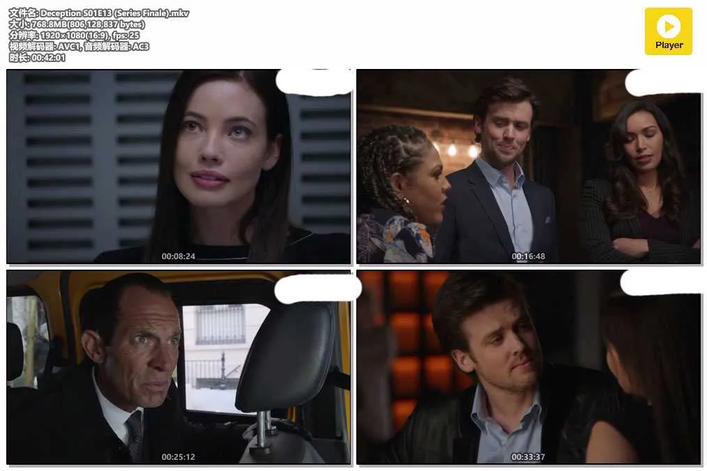 插图:《真伪莫辨》(Deception) (2018) [全13集] 粤英双语 1080P [百度网盘]，编号:648