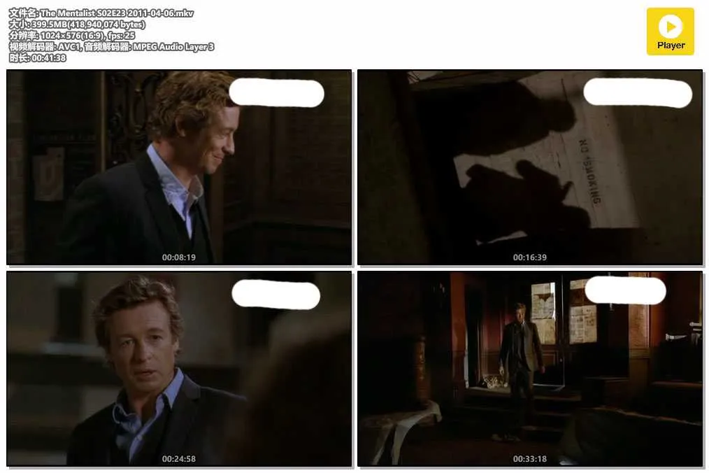 插图:《心计》第二季 (The Mentalist Season 2) (2009) [全23集] 粤英双语 576P [百度网盘]，编号:76