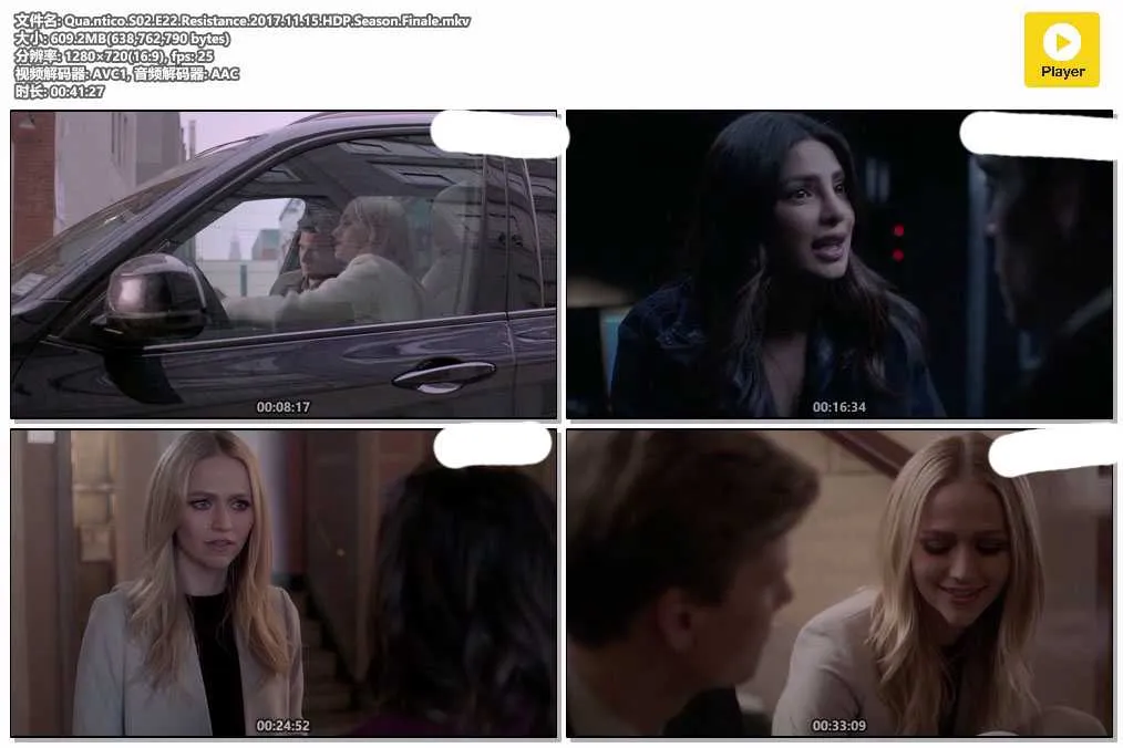 插图:《无间谍战》第二季 (Quantico Season 2) (2016) [全22集] 粤英双语 720P [百度网盘]，编号:807